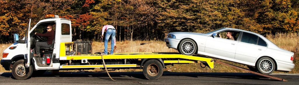 flatbed towing