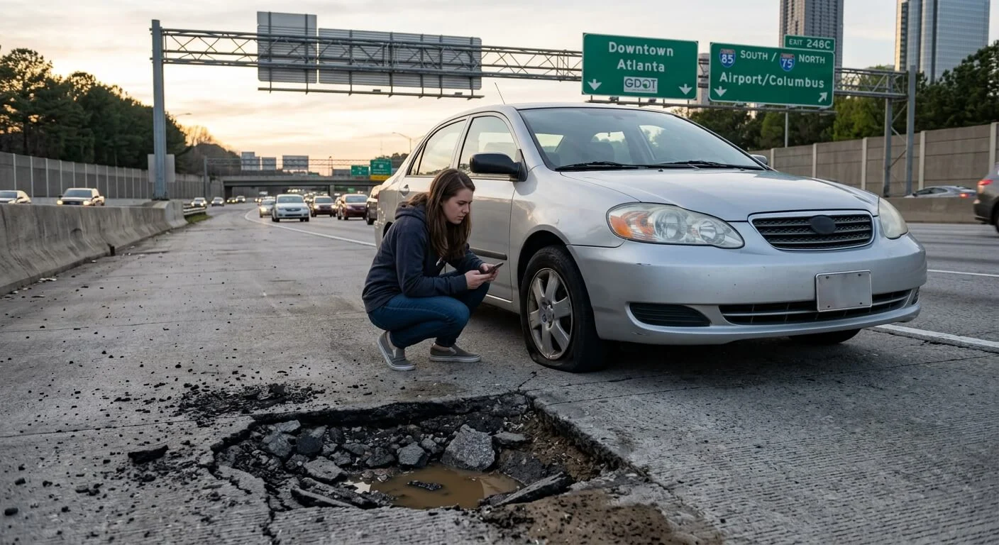 What to Do If You Hit a Pothole and Your Car Won't Drive Right